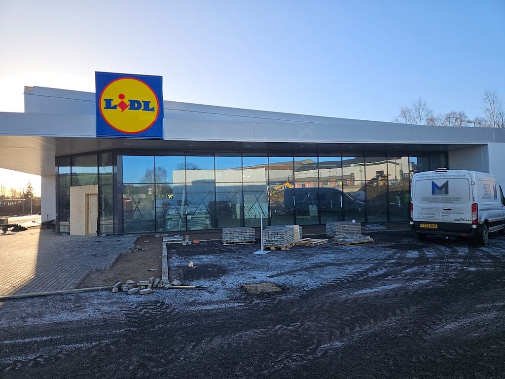 Lidl Lidl Supermarket Post Builders Clean completed by SE Commercial Services.