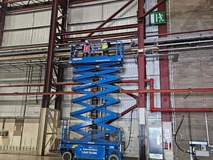 Boom Lift Cleaning Post Builders Access Cleaning