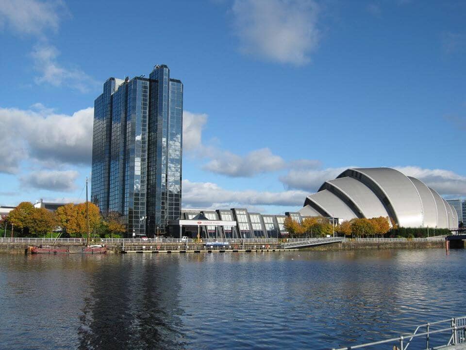 1 We are Commercial Cleaning Glasgow - Glasgow Skyline over the clyde.